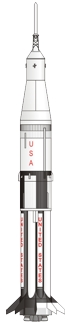 Saturn IB rocket illustration