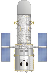 Hubble telescope illustration