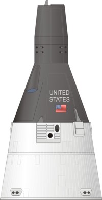 Drawing of Gemini Spacecraft