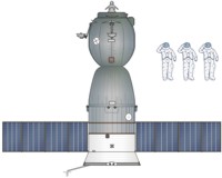 Soyuz-TM Spacecraft Drawing