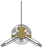 Drawing of Pioneer 10 probe
