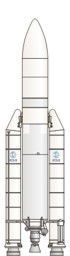 Ariane 5 rocket illustration