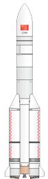 Chinese CZ-5 rocket illustration