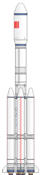 Chinese CZ-7 rocket illustration