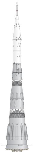 Soviet N1 rocket illustration