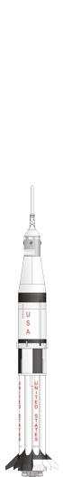 Saturn SA-206 rocket illustration