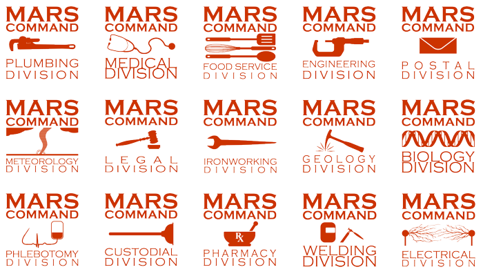 Mars Command gift designs.