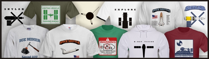 Space exploration t-shirts.