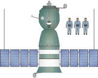 Soyuz Spacecraft Drawing