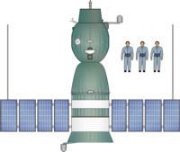 Soyuz Spacecraft Drawing