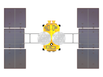 Hayabusa 2 spacecraft drawing