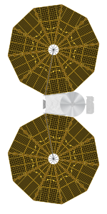 Lucy spacecraft drawing