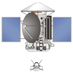 Mars 3 space probe Illustration