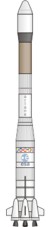 Ariane 2 rocket illustration