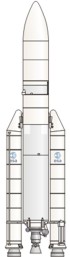 Ariane 5 rocket illustration