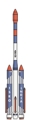 Indian ASLV rocket illustration