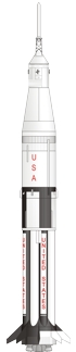 Saturn SA-202 rocket illustration