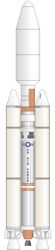 Titan 4B missile illustration