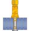 Asca (ASTRO-D) telescope illustration