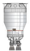 Centaur G-Prime upper stage.